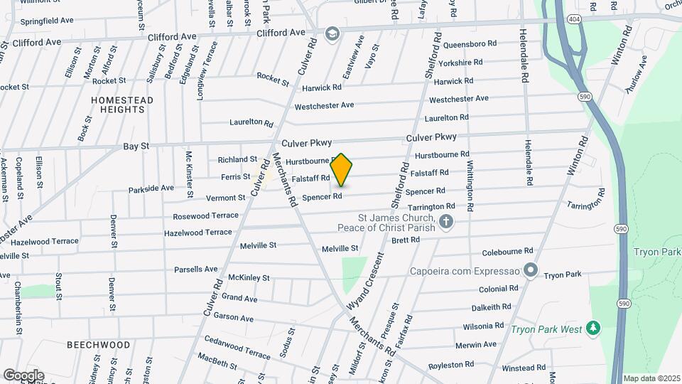 104 Spencer Rd Map and Location Details