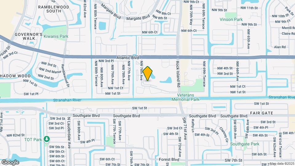 7591 NW 1st St Map and Location Details