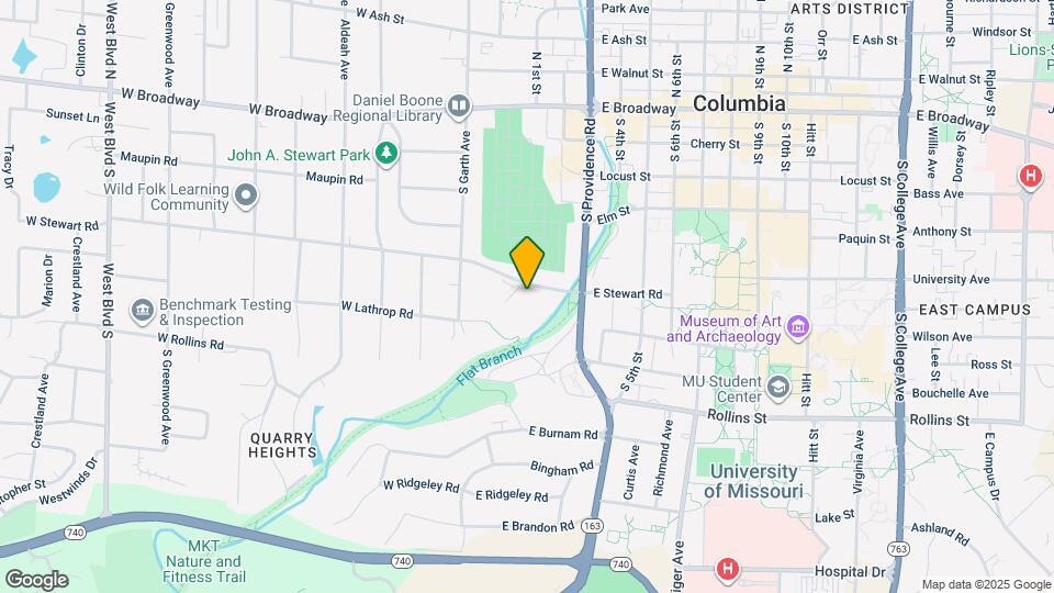 100 E Stewart Rd Map and Location Details