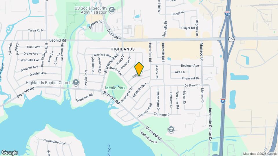 10452 Pinehurst Dr Map and Location Details