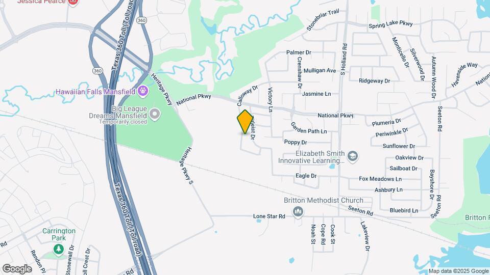3812 Calloway Dr Map and Location Details