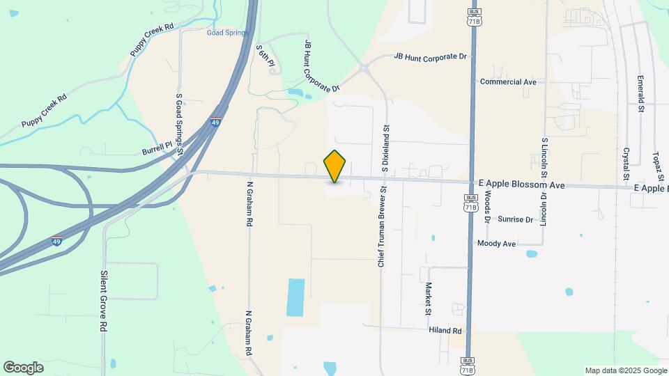 417 W Apple Blossom Ave Map and Location Details