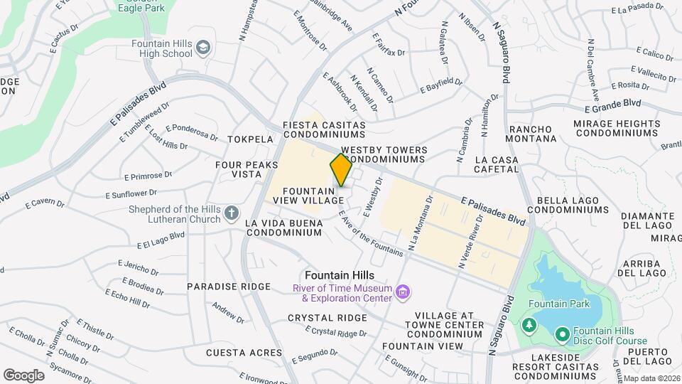 16450 E Ave of the Fountains Map and Location Details