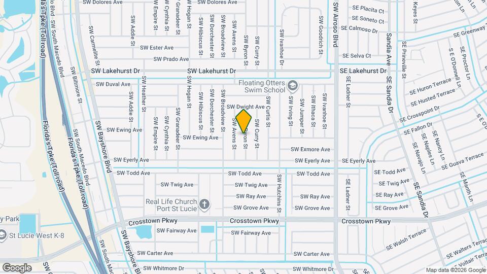 1256 SW Byron St Map and Location Details