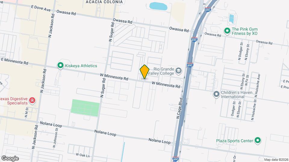 12 N Winona Dr Mapa y Detalles de la Ubicación