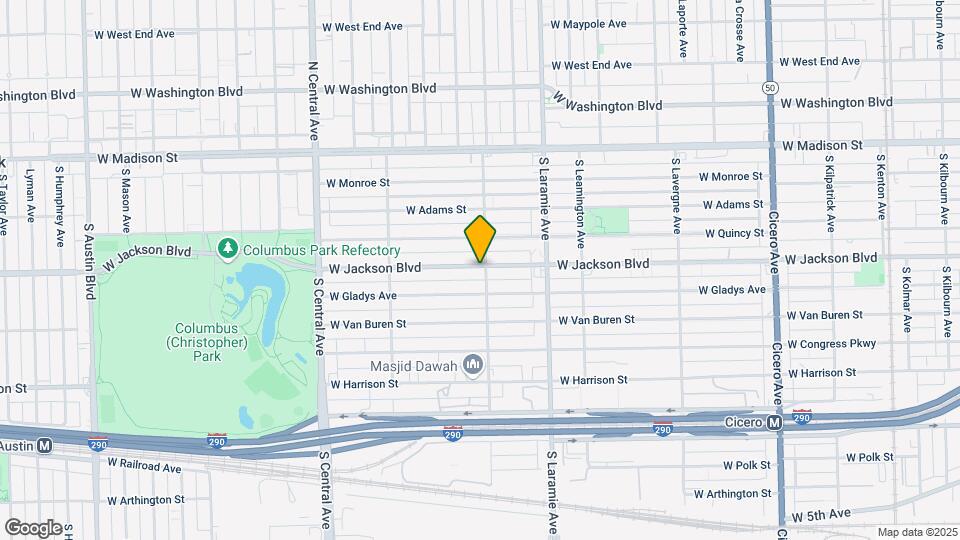 5301 W Jackson Blvd Mapa y Detalles de la Ubicación