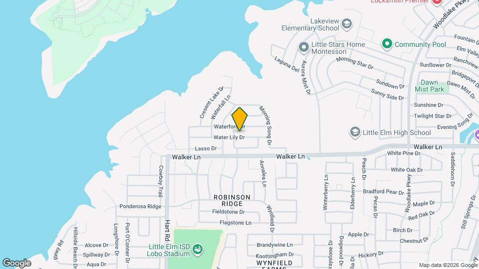 1409 Water Lily Dr Map and Location Details