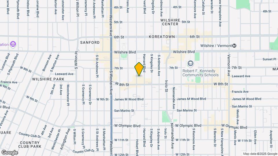 740 S Hobart Blvd Mapa y Detalles de la Ubicación