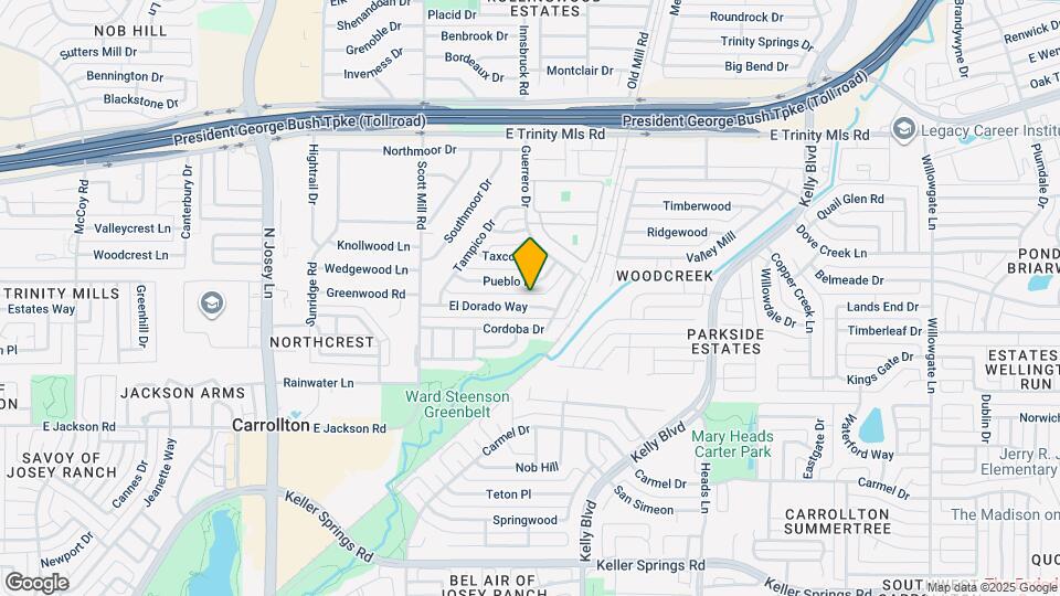 2133 El Dorado Way Map and Location Details