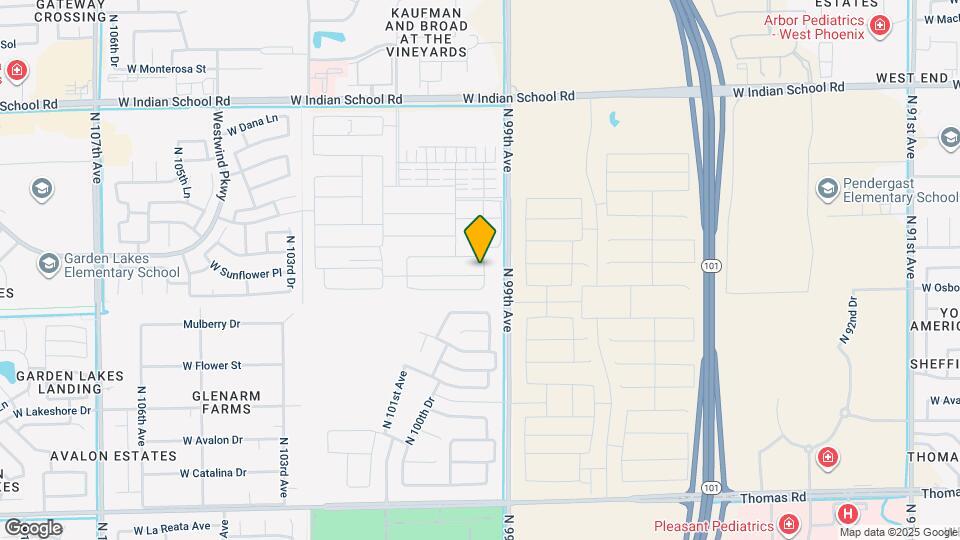 9952 W Mitchell Ave Map and Location Details