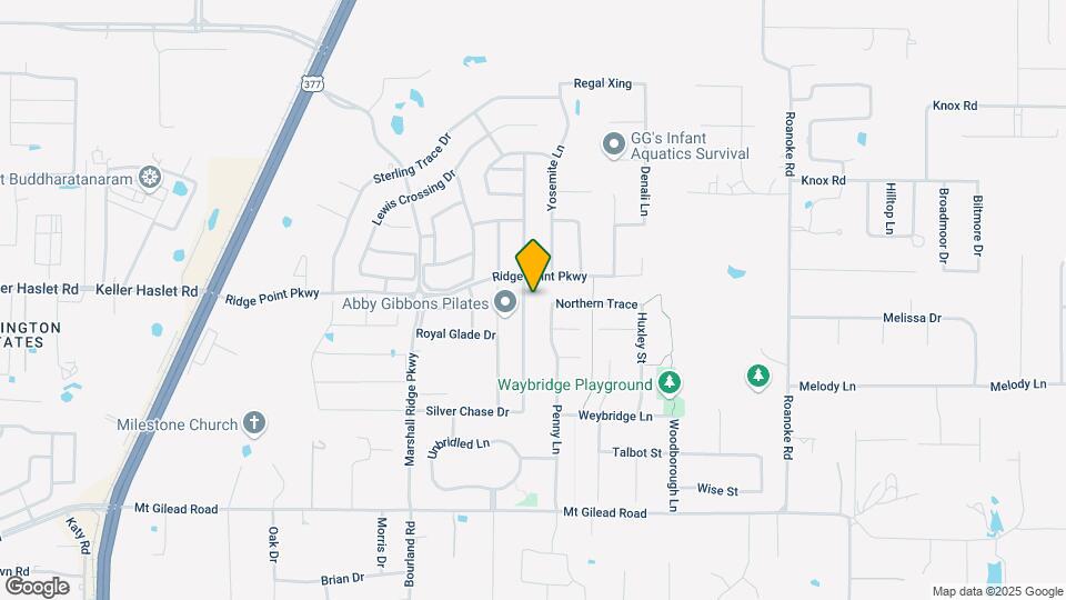 1625 Goldenrod Ln Map and Location Details