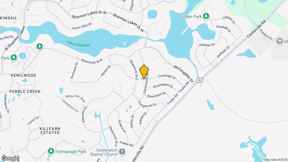 4134 Chelmsford Rd Map and Location Details