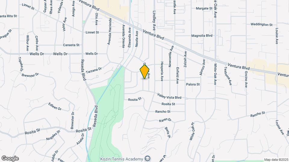 4950 Chimineas Ave Mapa y Detalles de la Ubicación
