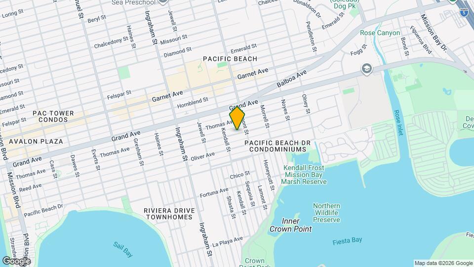 1847 Reed Ave, Unit 2br 2nd floor Map and Location Details