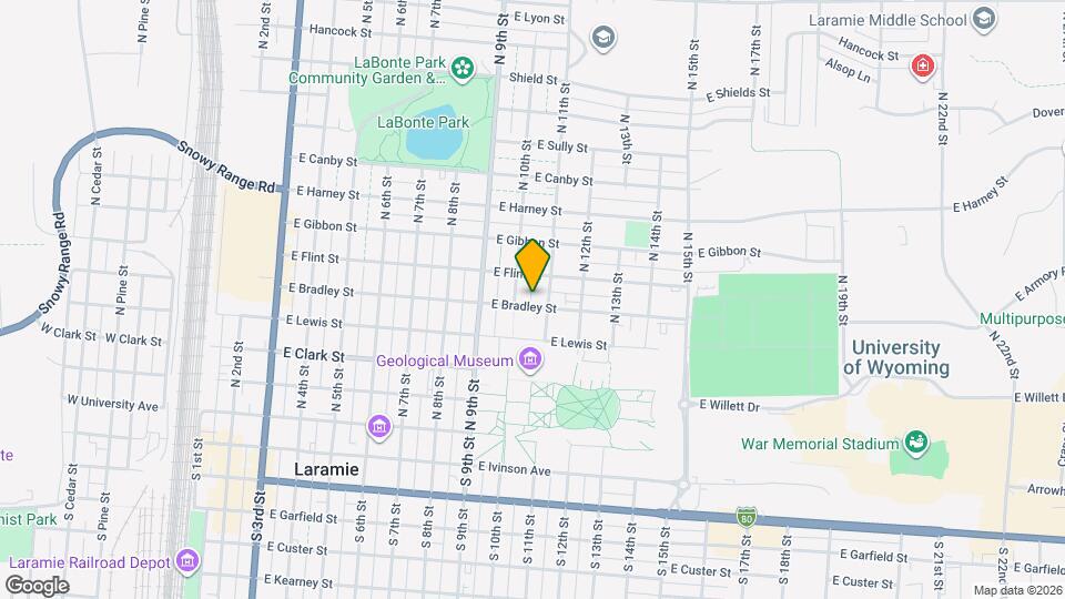 1015 E Bradley St Map and Location Details