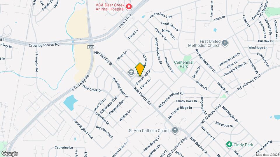 121 Downwood Dr Map and Location Details