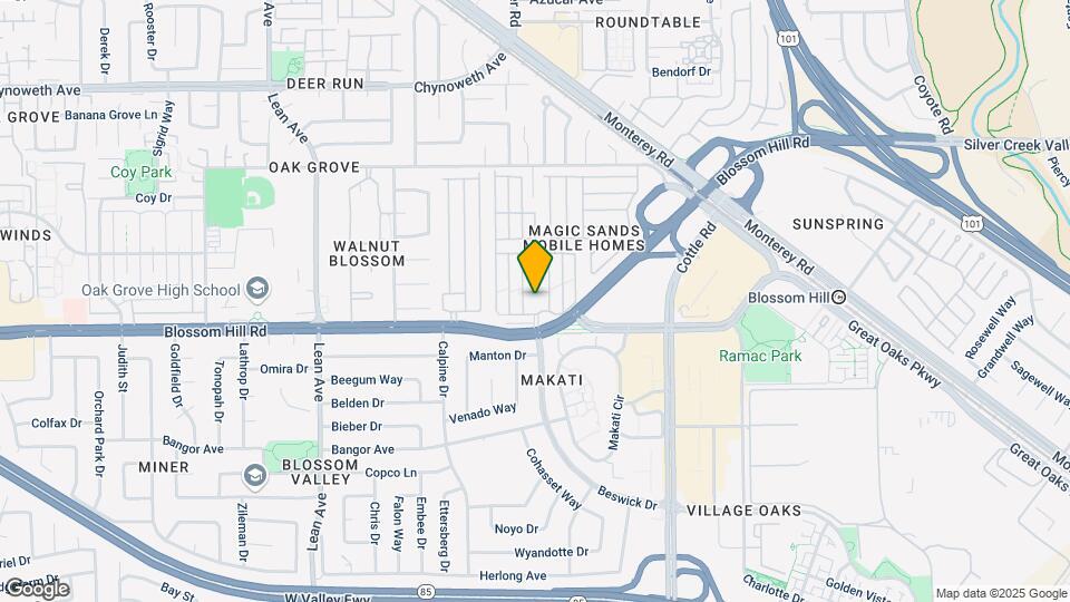 Magic Sands Mobile Home Park Mapa y Detalles de la Ubicación