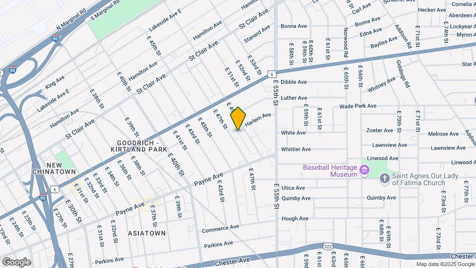 1581 E 47th St Mapa y Detalles de la Ubicación
