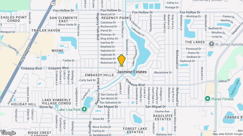 9401 Glen Moor Ln Map and Location Details