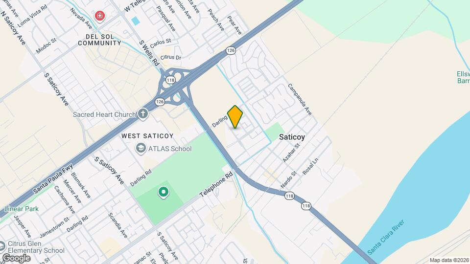 1008 Los Angeles Ave Map and Location Details