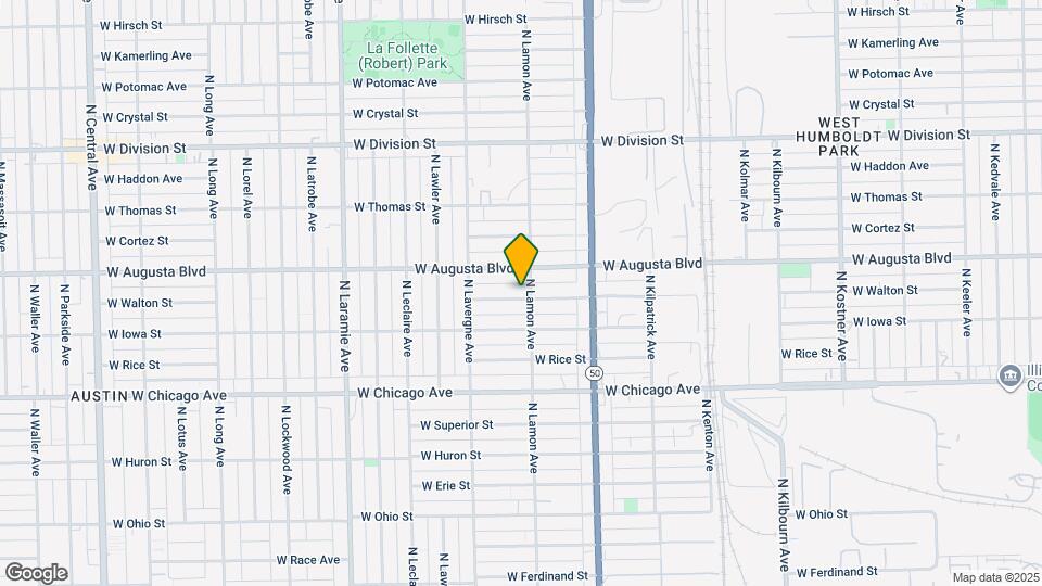 4906 W Walton St, Unit 2 Mapa y Detalles de la Ubicación