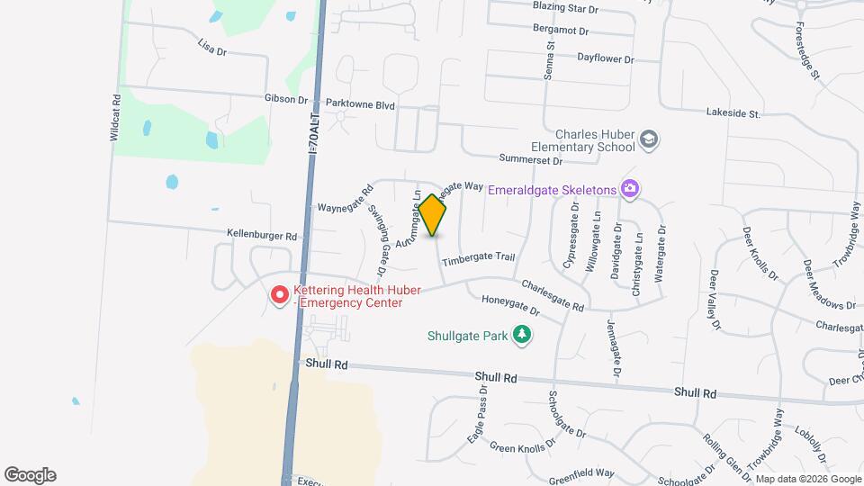 8421 Pinegate Way Map and Location Details