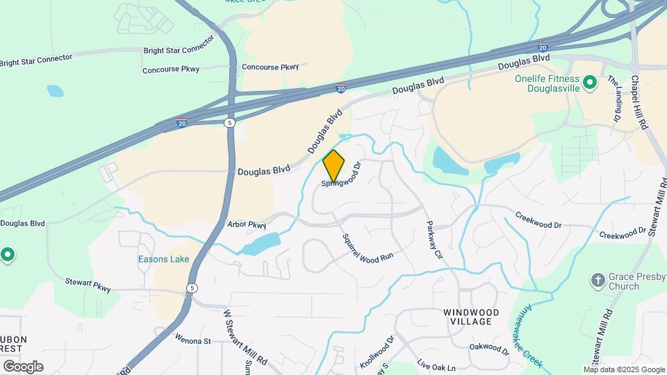 6913 Springwood Dr Map and Location Details