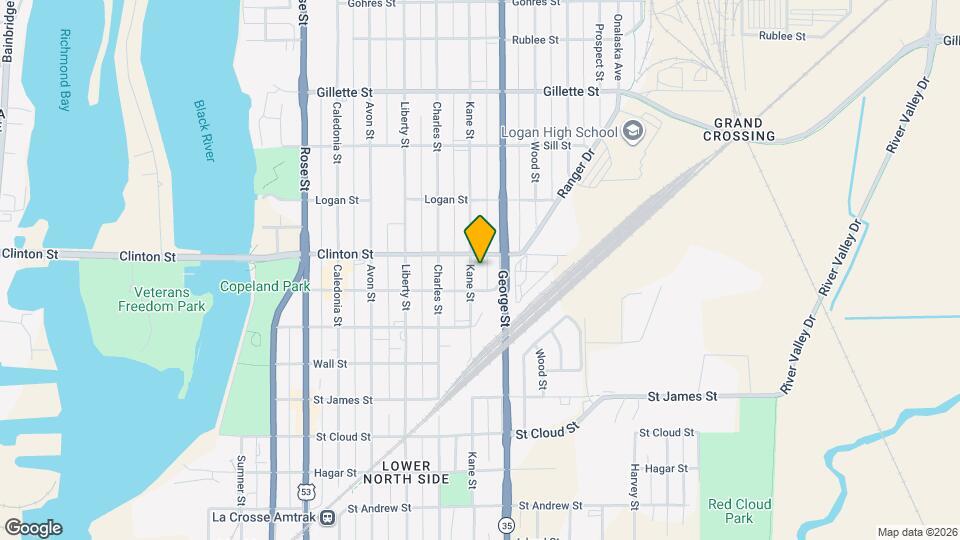 1214 Kane St Map and Location Details