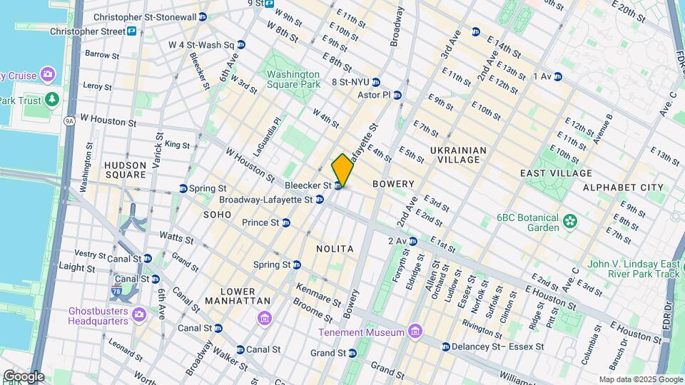 40 Bleecker St Mapa y Detalles de la Ubicación