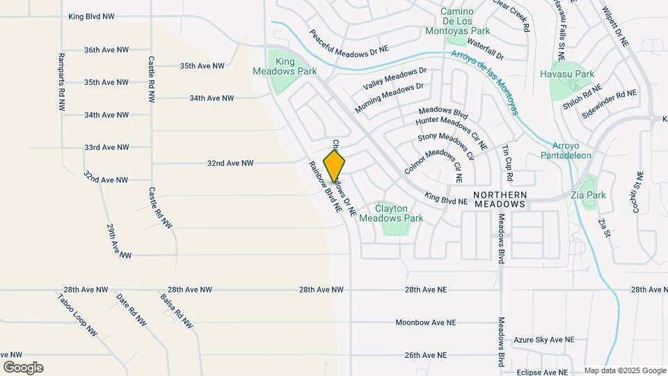 3205 Chama Meadows Dr NE Mapa y Detalles de la Ubicación