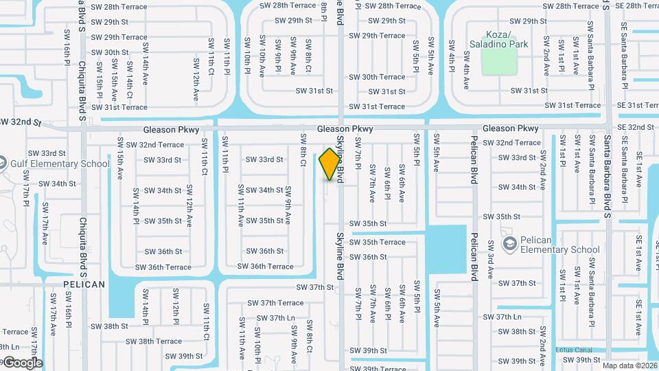 3325 SW 8th Pl Map and Location Details