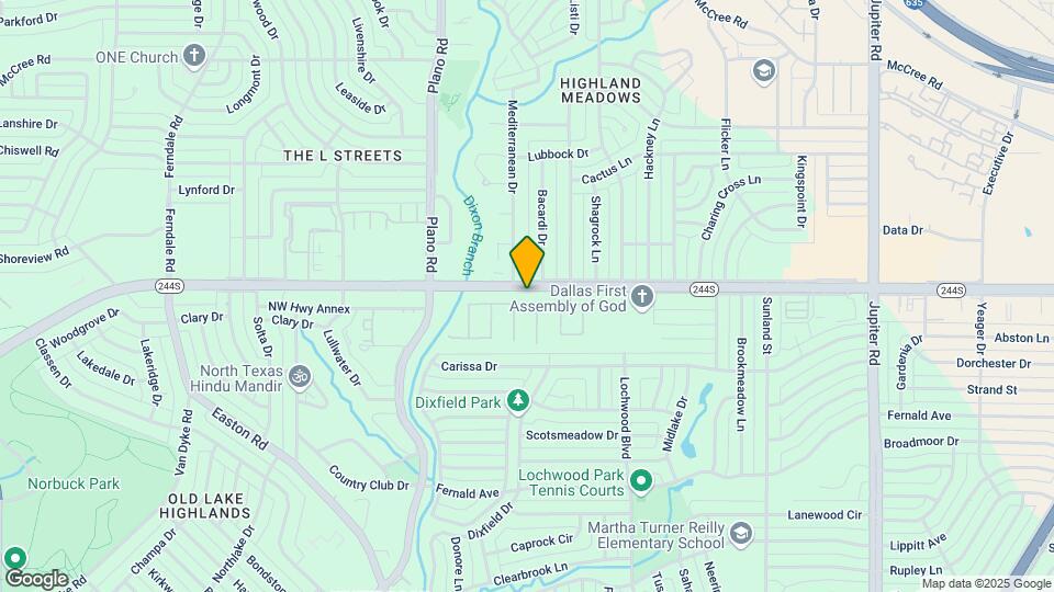10817 Dixon Branch Dr Map and Location Details