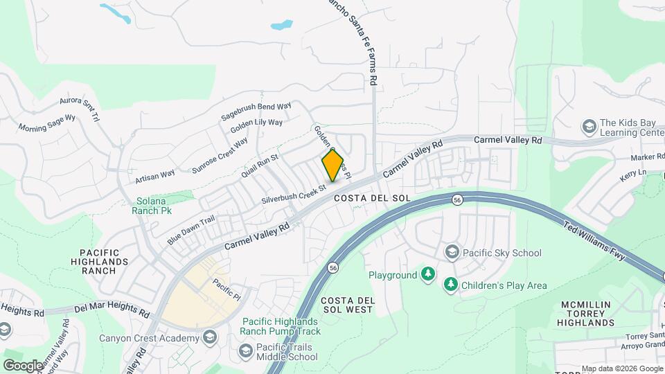 6375 Silverbush Creek St Map and Location Details
