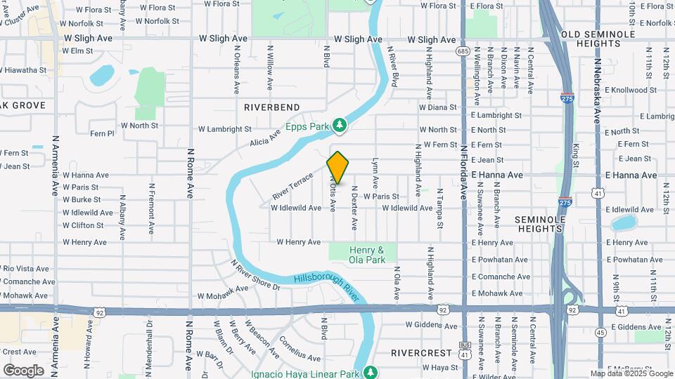 6013 N Otis Ave Map and Location Details