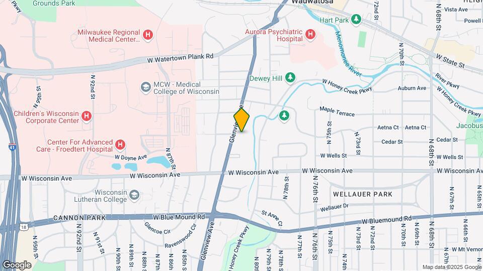 868 N Glenview Ave Map and Location Details