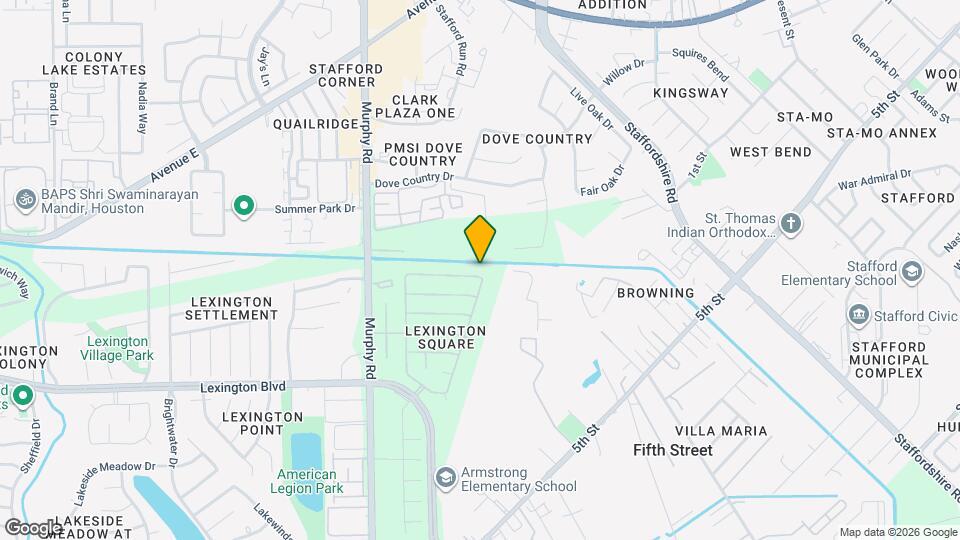 3506 Lanesborough Dr Map and Location Details