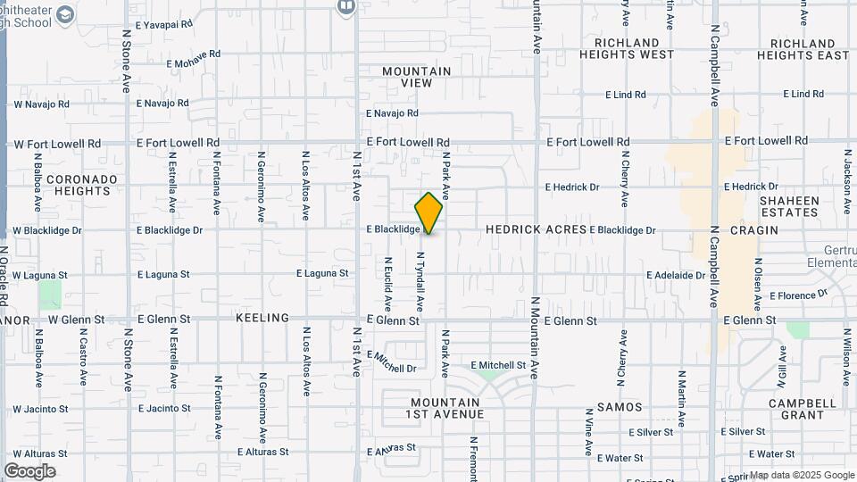 2946-2952 N Tyndall Ave Map and Location Details