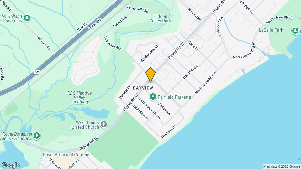 354 Plains Rd W Map and Location Details