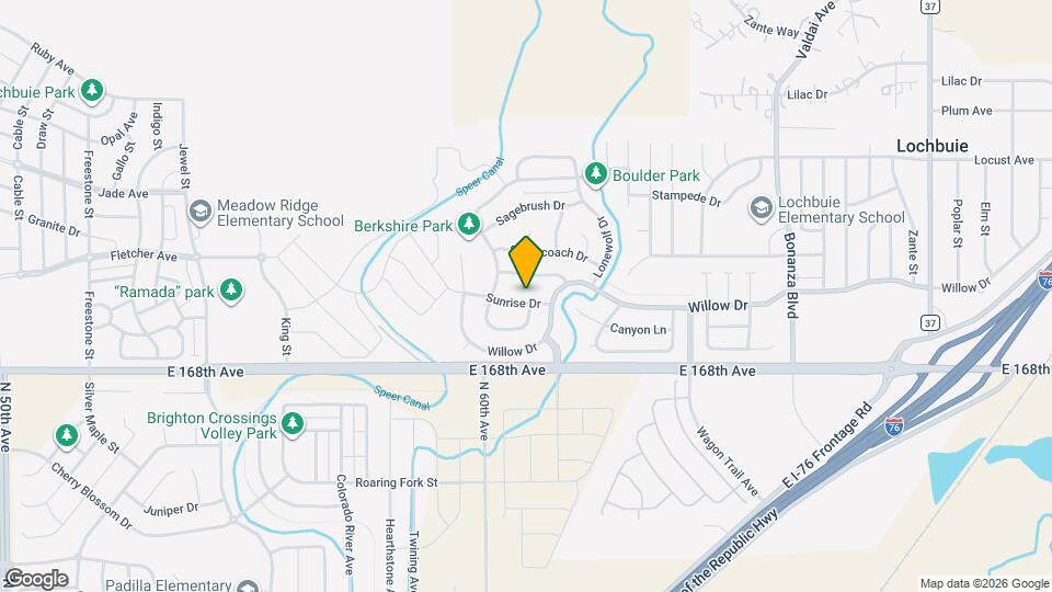 832 Sunrise Dr Map and Location Details