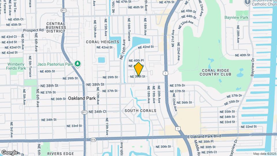 1728 NE 39th St Map and Location Details
