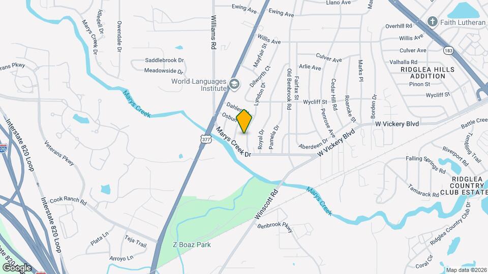 5076 Lyndon Dr Map and Location Details