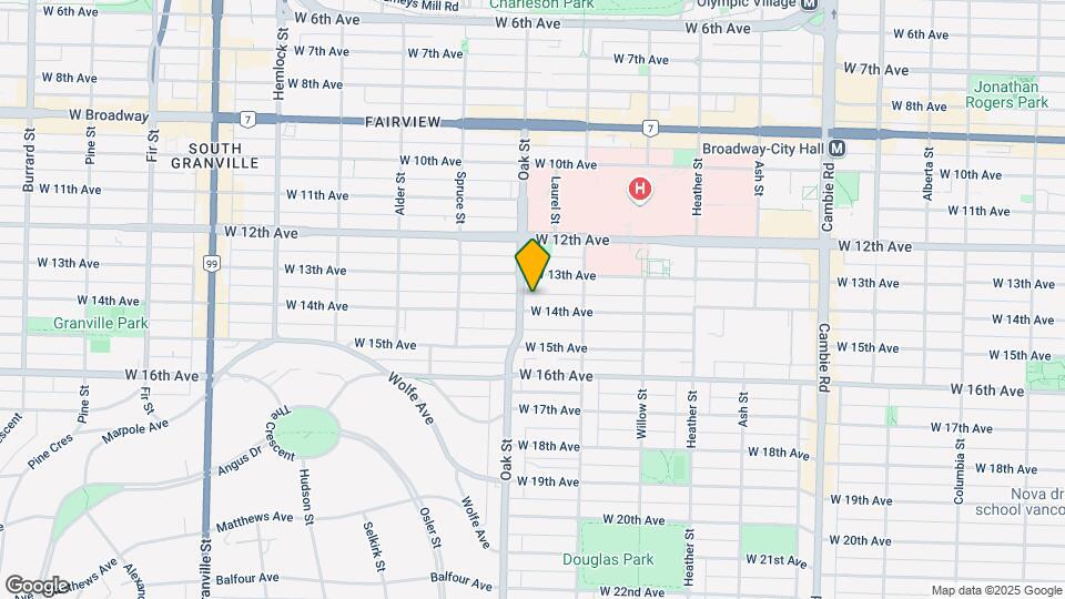 985 W 14th Ave Map and Location Details