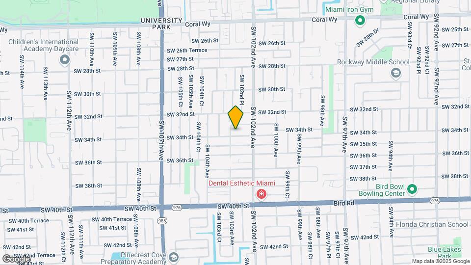 10295 SW 34th St Map and Location Details