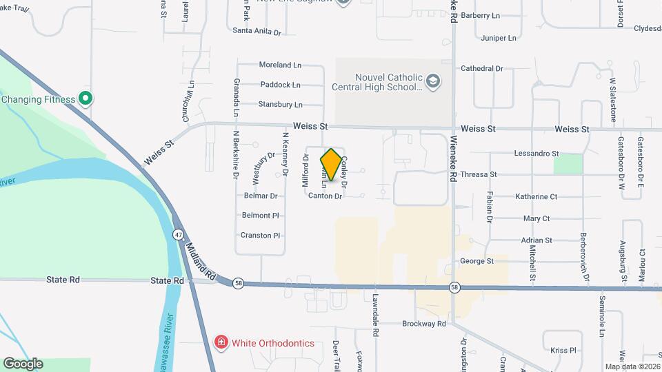 2314 Darwin Ln Map and Location Details