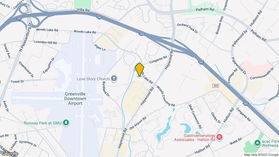 Furnished Studio-Greenville - Haywood Mall Mapa y Detalles de la Ubicación