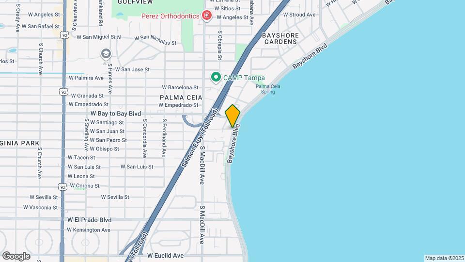 3101 Bayshore Blvd Map and Location Details