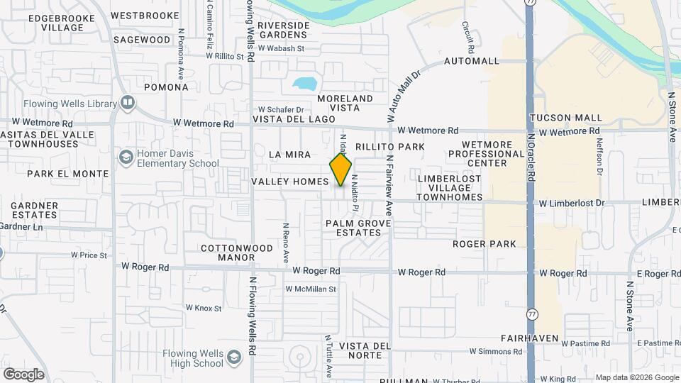 4217 N Idaho Ln Map and Location Details