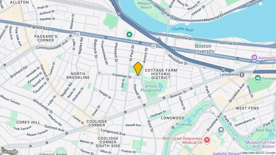 119 Freeman St, Unit B Map and Location Details