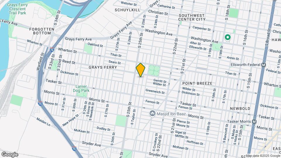 1423 S Taylor St Map and Location Details