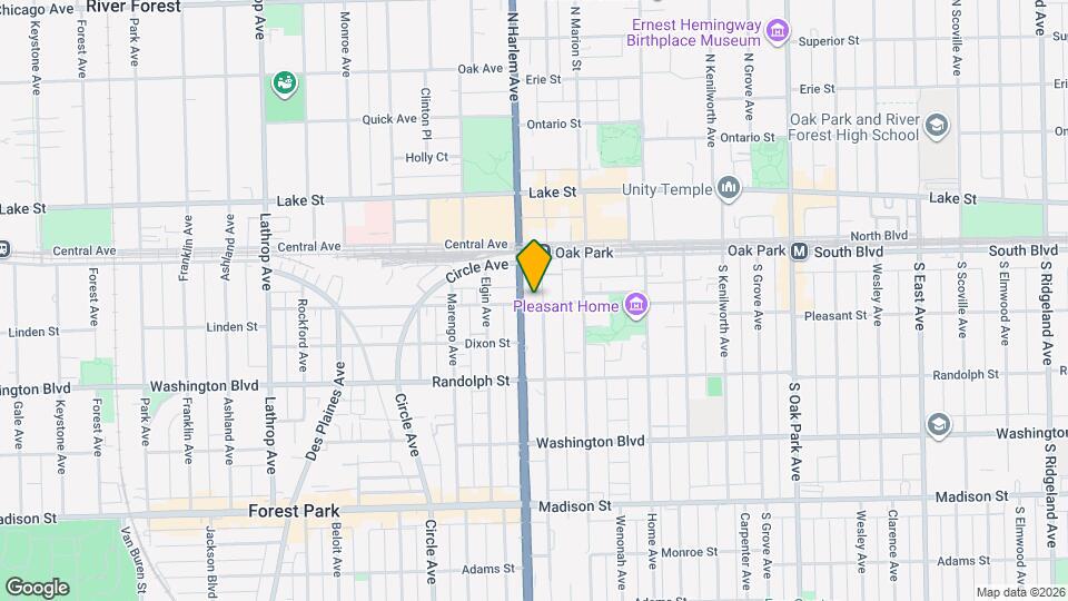 1140 Pleasant St Mapa y Detalles de la Ubicación